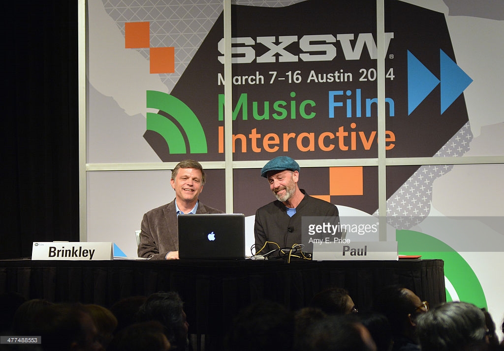 Doug Brinkley as SXSW Moderator Steadman on Skype 2014