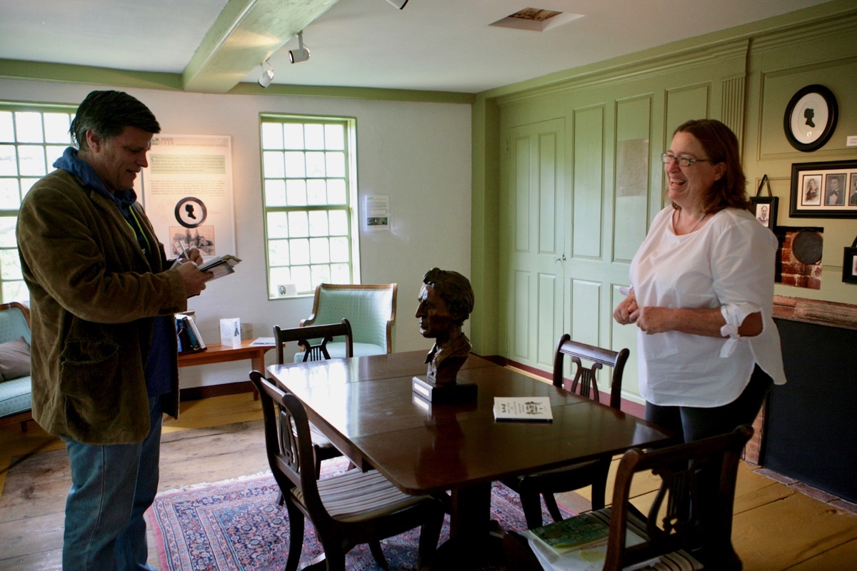 Doug Brinkley with Margaret at Thoreau Birthplace 2017