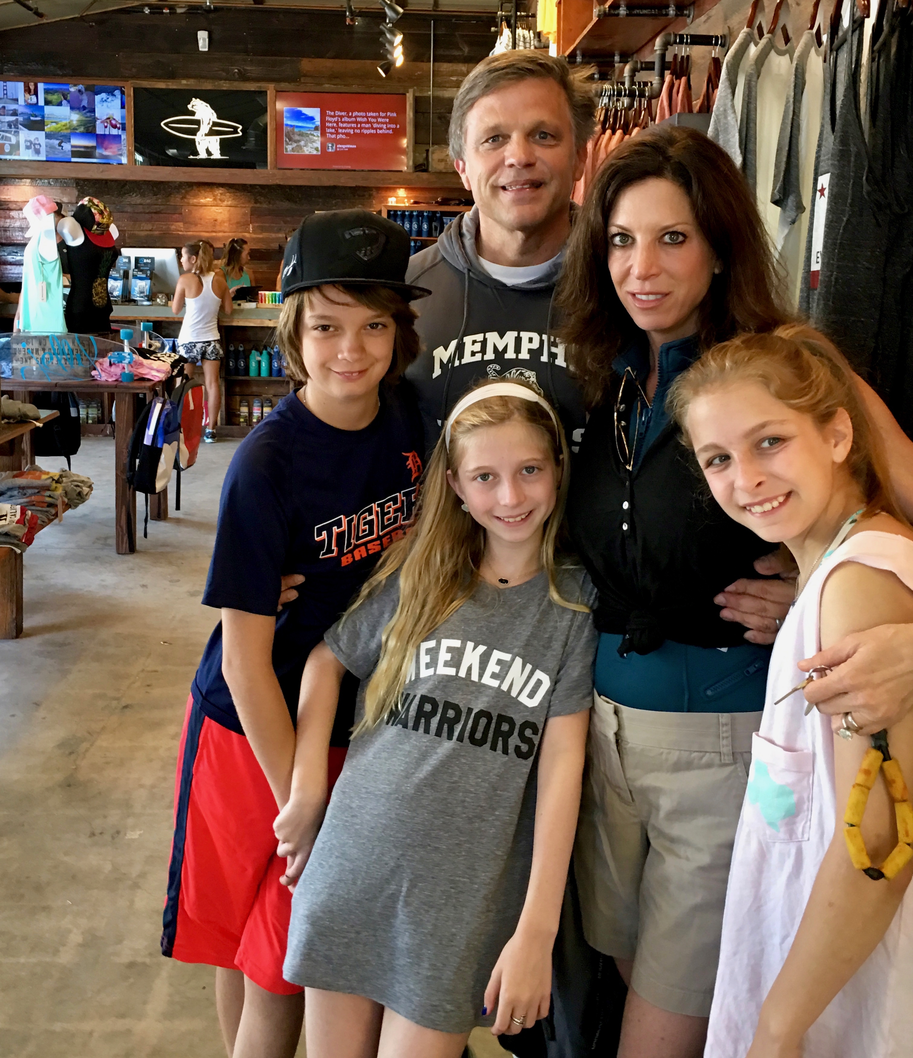 Douglas Brinkley and his family