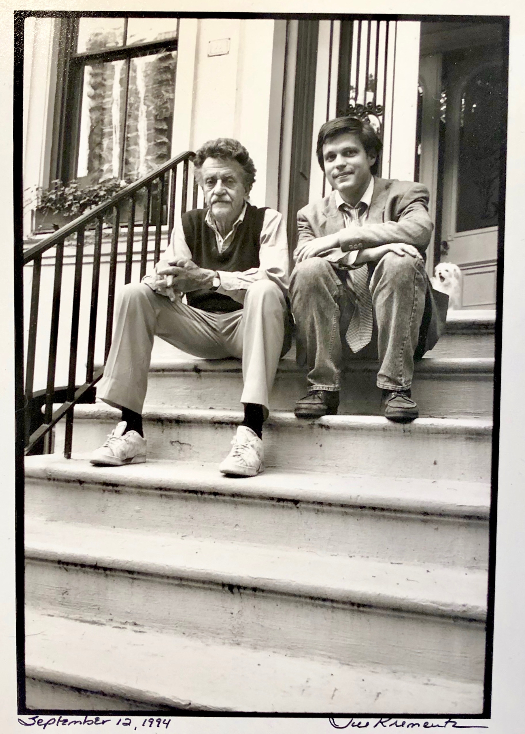 Douglas Brinkley and Kurt Vonnegut 1994